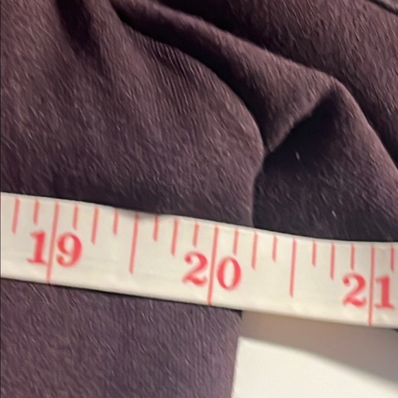 EUC Michael Stars Leather & Knit mix material brown open Jacket w/ stretch Sz L - Picture 8 of 9